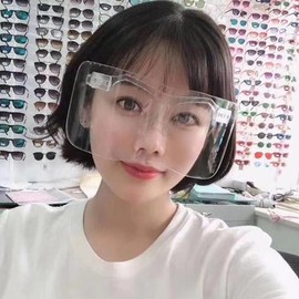 Safety glasses face shield droplet blocking upgrade plastic / 보안경 페이스쉴드 비말차단 업그레이드 플라스틱