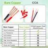 MOOKEERF 18/3 Shielded Wire 18 AWG 3 Conductor Stranded Shielded