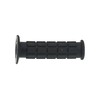 Handlebar grip rubber left, firm grip, with waffle pattern -