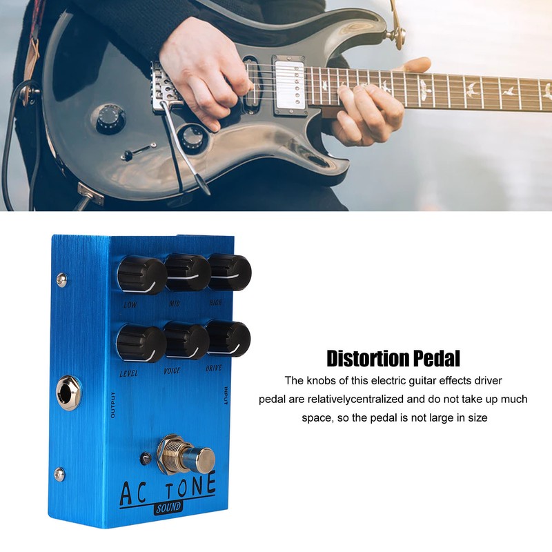 Electric Guitar Effects Drive Pedal Effector Simulating Guitar Distortion and