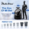 Plastic Prince 64-65 Gallon Trash Bags Heavy Duty with Flap