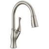 Delta Faucet Ophelia Brushed Nickel Kitchen Faucet with Pull Down