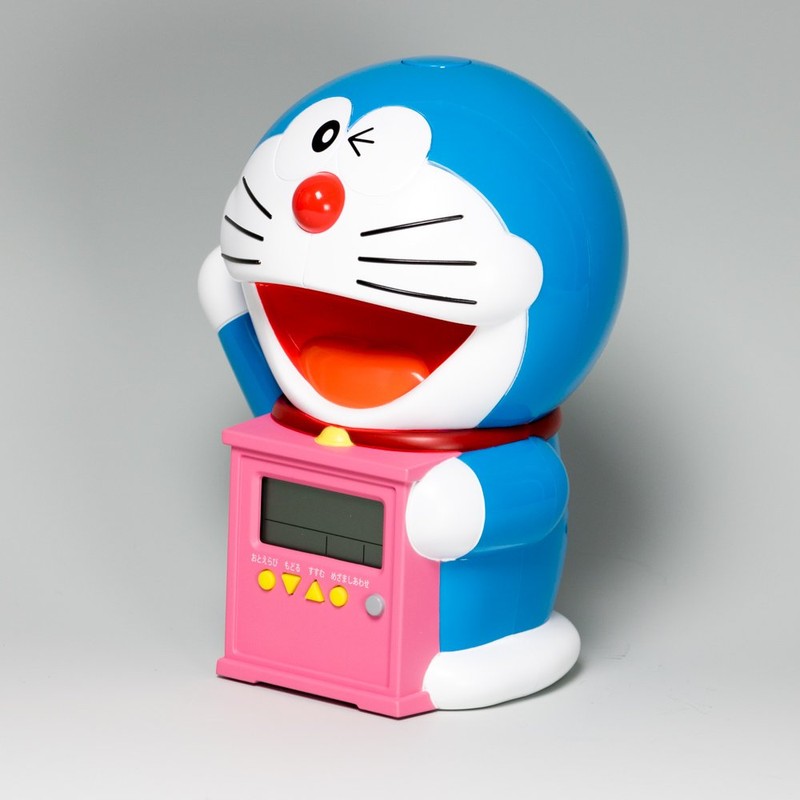 Seiko Clock Doraemon Alarm Clock JF374A, Talking Character Clock, Digital,