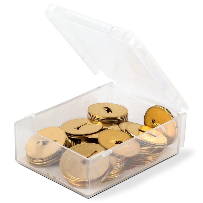 ACCO Brass Washers, 15/32", Box of 100 (71511)