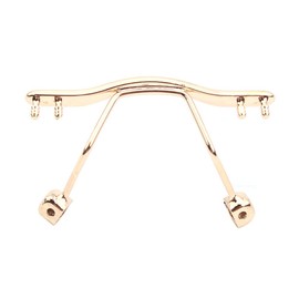 Gold Rimless Glasses Nose Bridge Eyeglass Pads Pieces Double Rubber Plug Screw and Screwdriver Accessories