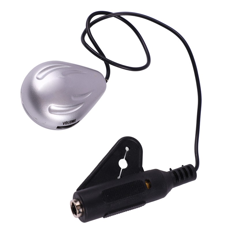 Soundhole Pickup with Jack Contact Microphone Transducer for Acoustic Guitar