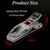 8 Clips for Pleated Paper Blinds Shades, Clear Plastic Blinds