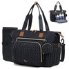 Tonyeee Diaper Bag Tote, Large Diaper Bags Waterproof, Hospital Bag