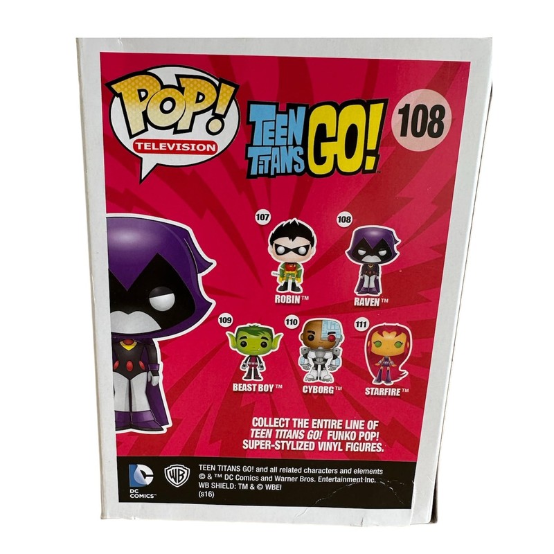 Funko 9508 - Figure Teen Titans Raven, Orange