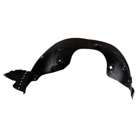 TRQ Front Right Inner Fender Liner Black Passenger Side Compatible with 2017-2018 Hyundai Santa Fe Sport HY1249171