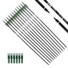 Tiger Archery 30Inch Carbon Arrow Practice Hunting Arrows with Removable