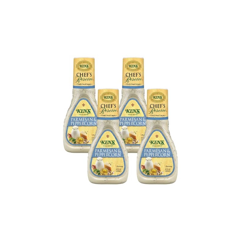 Ken's Steak House Chef's Reserve Parmesan Peppercorn Dressing (9 Ounce