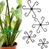 DILUSILK Plant Stem Support, 4pcs Plastic Plant Climbers Stem Holders