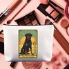 CENWA Rottweiler Cosmetic Make Up Bag Rottweiler Dog Mom Dad