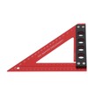 Carpenter Square Precise Aluminum Alloy Multifunctional Woodworking Scribe Ruler Square