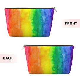 Rainbow Wash Travel Toiletry Bag for Women and Men, Water-Resistant Purse Zipper Makeup Cosmetic Pouch Bag Travel Organizer Wash Bag for Accessories,Toiletries