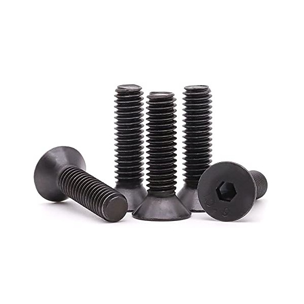 M5 x 12mm 50 Pack Alloy Steel Flat Head Socket