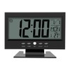 Digital Travel Alarm, Large LCD Display Digital Sound Sensor Table