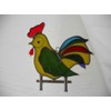 Stained Glass Rooster Suncatcher