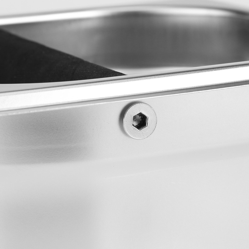 Stainless Steel Espresso Knock Box Container with Rubber Bar for