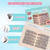 Pestañas Postizas Kit Completo, Kit de Extensión de Pestañas 10-18mm,