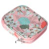 Storage Bag Waterproof Oxford Cloth Pink Lily Portable Household Daily