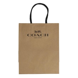 Coach F78675 QBTN2 QB/Tan Key Case with Box and Paper Bag