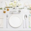 KINGSTONE Silverware Set with Serving Utensils, 45-Piece Forged Flatware Set