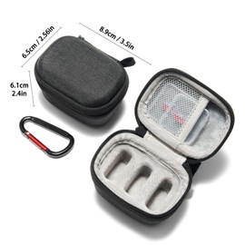 Portable sports camera accessory storage bag - a compact storage bag for storing camera batteries, memory cards, and charging cables. Outdoor photography is a must-have for travel.