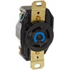 Locking Devices, Twist-Lock, Industrial, Flush Receptacle, 30A 250V, 2-Pole 3-Wire