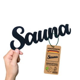 Sauna Door Sign - Sauna Accessories - Spa Decoration Sign - Door or Wall - Wall Decoration - Gnome Gift - Sauna World - Sauna Accessories - Wellness Decoration - Sauna Barrel Decoration - Plastic Wall