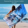 4 Pack Lightweight Quick-Dry Beach Towels - Oversized 71"x32" Sand-Free