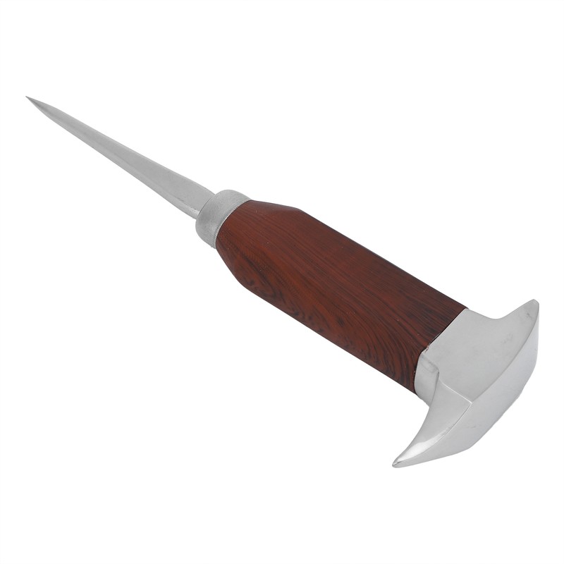 Ice Pick Stainless Steel Ice Pick with Wood Handle Bartender