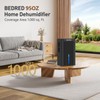 Dehumidifier, 95OZ Dehumidifier for Home 1000 Sq.Ft - Quiet with