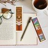 INFUNLY 6 Set Fox Reading Cross Stitch Bookmark Kit DIY