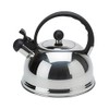 Kitchen Details 10 Cup Stovetop Stainless Steel Whistling Tea Kettle, Chrome