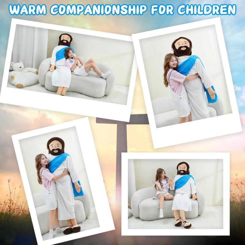 Yelakey Giant Jesus Plush 6 Ft Jesus Stuffed Doll Plushie