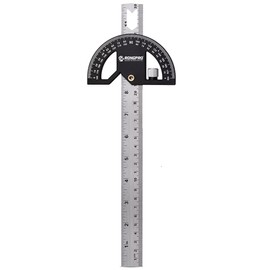 Umei Precision Angle Measuring Ruler, 31cm Stainless Steel, Solid Construction