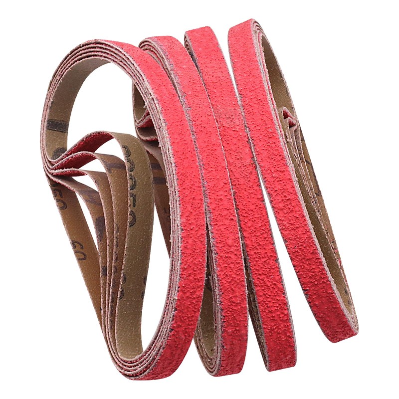 1/2 x 18 Inch Sanding Belts Ceramic, 60 Grit 1/2x18