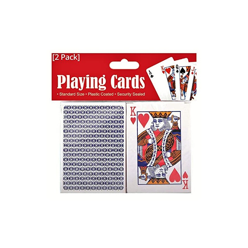 YLAB - 2 Packs of Playing Cards - 2 Decks,