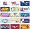 Wxiben Holiday Calendar Refrigerator Magnets - 42Pcs Memorial Father's Day