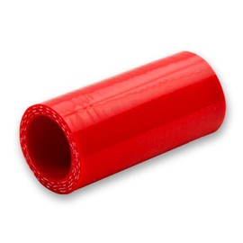 Auto Dynasty 1 inch Straight Turbo/Intercooler/Intake Piping Coupler Silicone Hose, (Red)