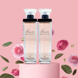 Love Tesoro In Love Eau de Parfum, 3.4 fl oz – Elegant & Romantic Scent (2-Pack)