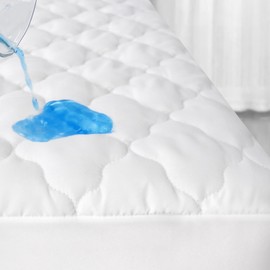 SPRINGSPIRIT Twin XL Mattress Protector Waterproof, Breathable & Noiseless Twin XL Mattress Pad Cover Quilted Fitted with Deep Pocket up to 14" Depth (39"x 80"), Breathable, Noiseless, Washable, White