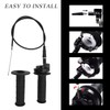 Yourkar Twist Throttle Accelerator Handle Grips, Throttle Cable Kit for