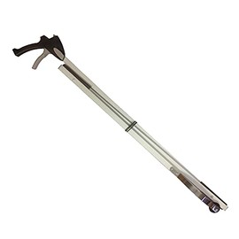 ArcMate EZ Reacher PRO Outdoor Suction Cup Reacher with Locking Grip and Larger Handle, Professional Indoor Commercial and Outdoor Use, Collapsible, 4.5" Wide Jaw, 8lb. Capacity, Black, 144"