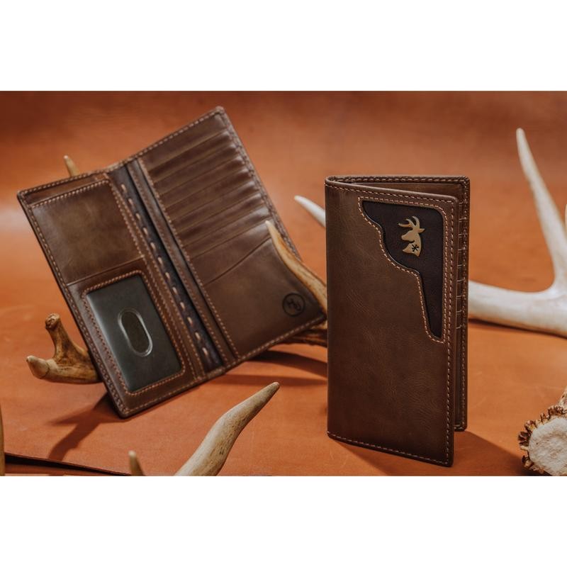 House of Jack Co Deer Ornament Long Bifold Wallet