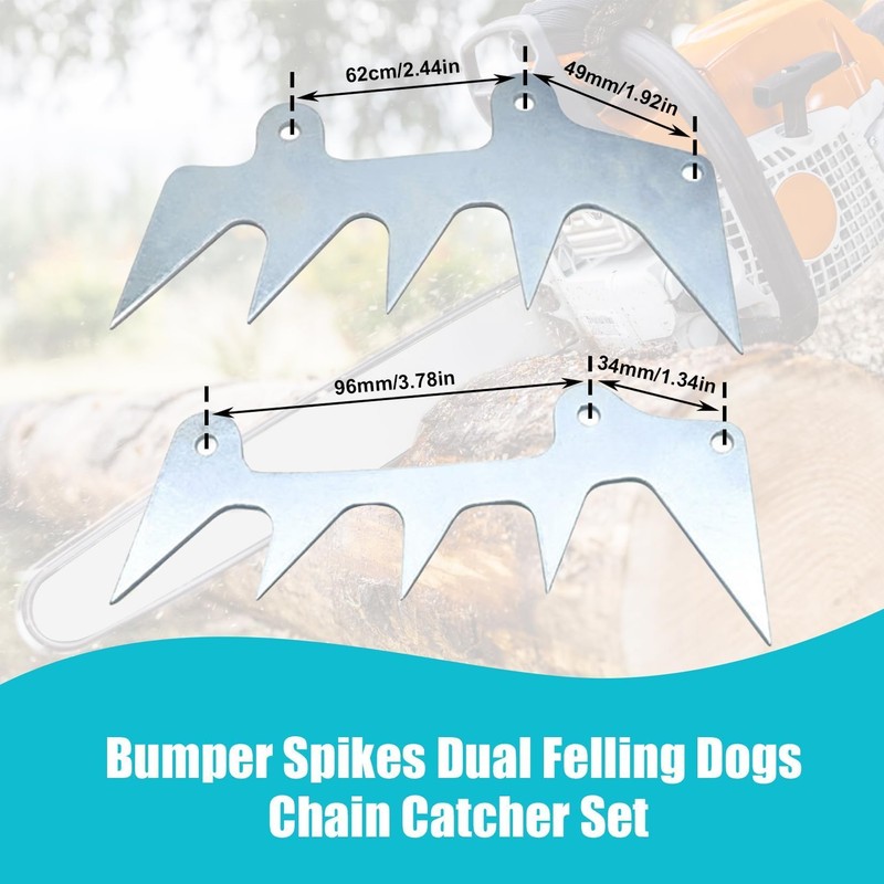 Wyrxalon Dual Felling Dog Catcher Set Compatible with Stihl 024