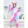 WPJSONECORN Kids Unicorn Onesie Animal Pajamas Cosplay Costume Sleepwear