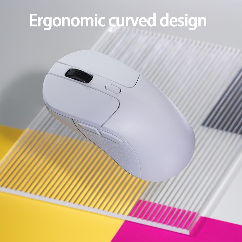 Keychron M3 Wireless Mouse, PAW3395 Sensor with Programmable Macro Button